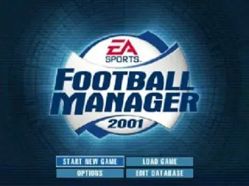 The F.A. Premier League Football Manager 2001 (EU) screen shot title